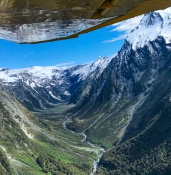 Flight into Siberia valley