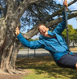 Flying fox at Christchurch playground