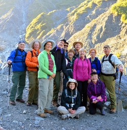 nz trails group at fox glacier new zealand