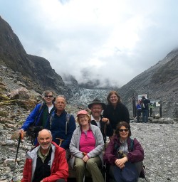 Another group photo at Fox Glacier