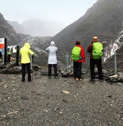Group at Fox Glacier