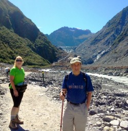 hikers at fox glacier