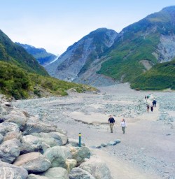 hiking at fox glacier