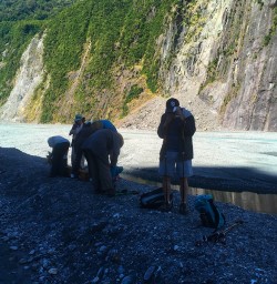 Getting ready to check out Fox Glacier