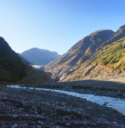 view of fox glacier new zealand