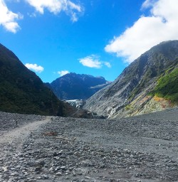 Heading up to Fox Glacier