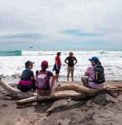 Group at Waikuku beach