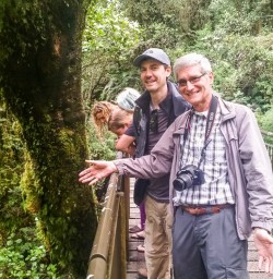 Group at the Chasm, Cleddau River Fiordland New Zealand