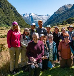 Group in Siberia Valley