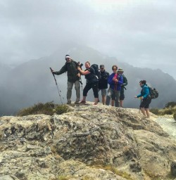 Group at Key Summit Lookout Trail, Routeburn Track, Fiordland National Park Southland New Zealand