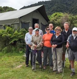 Group at Martins Bay, Fiordland National Park Southland New Zealand