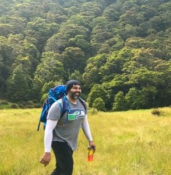 Guest among greenery in Siberia Valley