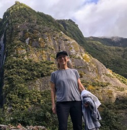 Guest at Franz Josef Valley, West Coast New Zealand