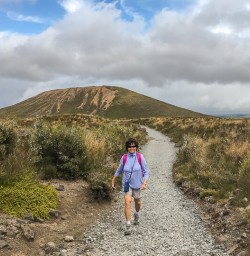 Starting the Tongariro Alpine Crossing, Manawatu-Wanganui New Zealand
