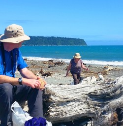 hikers at ship creek