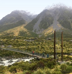 4 hiking hooker valley track canterbury