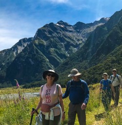Hiking through Siberia Valley mountains