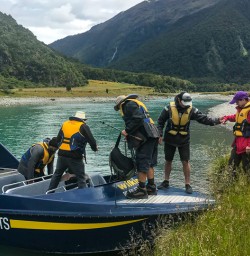 Jet boat Wilkin River Siberia Valley