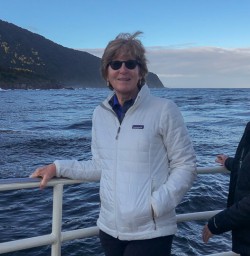 Ladies on the boat at Milford Sound, Fiordland New Zealand