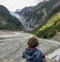 Ladies at Fox Glacier, West Coast New Zealand