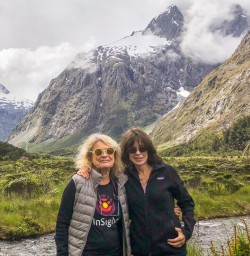 Ladies at Monkey Creek, Fiordland New Zealand