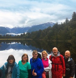 Our group again at Lake Matheson