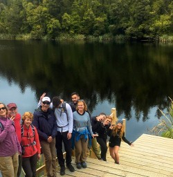 Group at Lake Matheson