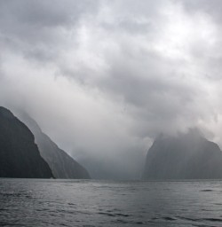 Mitre Peak at Milford Sound, Fiordland National Park Southland New Zealand