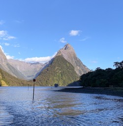 Mitre Peak at Milford Sound, Fiordland New Zealand