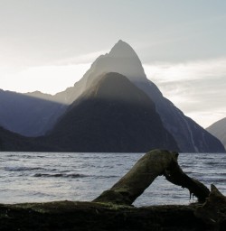 Mitre Peak at Milford Sound, Fiordland New Zealand