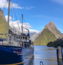 Mitre Peak at Milford Sound, Fiordland New Zealand