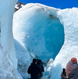 Mount Cook glacier hiking