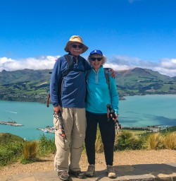 Overlooking Lyttleton from the Bridle Path