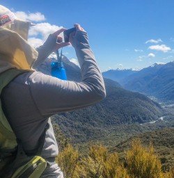 Picture atop of the Key Summit Lookout Trail, Fiordland New Zealand