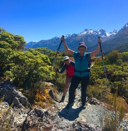Yusss! Nicola and Denise reaching Key Summit