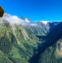 Scenic flight into Siberia Valley