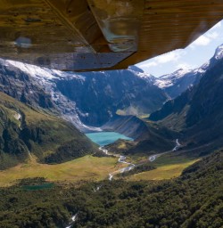 Scenic flight into Siberia Valley