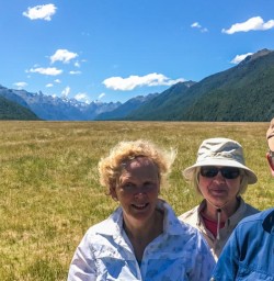 Selfie at Eglinton Valley, Fiordland National Park Southland New Zealand