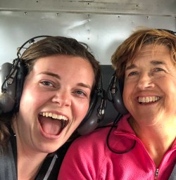 Selfie on Southern Alps air flight
