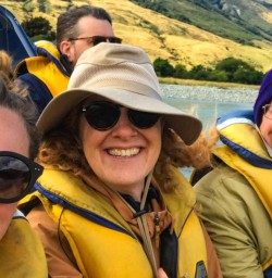 Selfie on Wilkin River jet boat