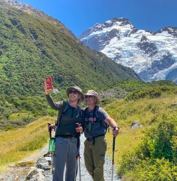 Selfie with Mount Sefton