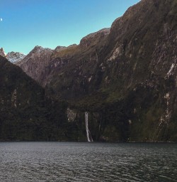 Stirling Falls, Milford Sound Fiordland Southland New Zealand