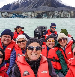 Tasman Glacier boat cruise