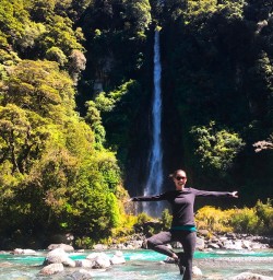 Perfectly balanced at Thunder Creek Falls