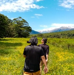 Walking through Siberia Valley