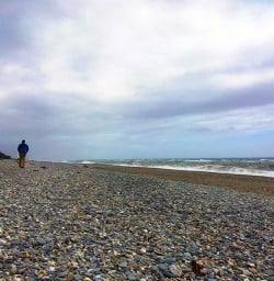 Hiking at Hasst Beach