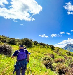 4. Climbing up Rocky Mountain Track