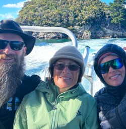 Beautiful boat journey stewart island