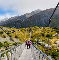 4. Hooker Valley bridge crossing