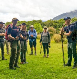 4. Briefing the group at Martins Bay